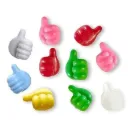 10 Pcs Thumb Shape Key Hooks Multifunctional Clip Holder Small Hand Wall Hooks Cute Car Adhesive Hooks