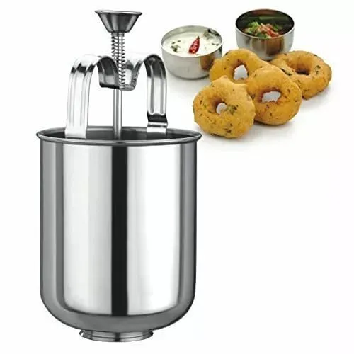 Stainless Steel Medu Vada Maker with Stand, mendu WADA Machine, mendu WADA Maker, medu vada Maker Machine