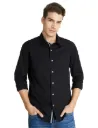 Men's Short Sleeve Spread Collar Premium Cotton Slim Fit Casual Shirts for Men
