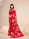 Vareli Floral Print Nara Chiffon Saree 59599
