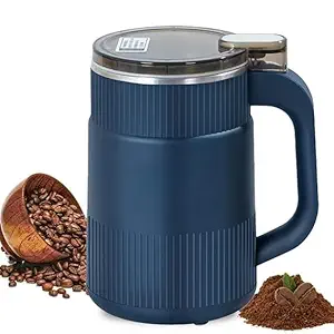 Grinder Portable Electric Grain Mill Grinder | Stainless Steel Dry Grain & Spice Grinder | Multifunction Smash Machine for Cereals, Coffee Beans, Herbs & Seasonings (Multicolor)