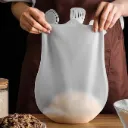 Silicon Atta Kneading Dough Maker Bag, Silicone Preservation Magic Kneading Bag for Mixer for Bread, Pastry, Pizza & Tortilla Flour-Mixing Bag Best Non-Toxic Multifunctional Cook Tool